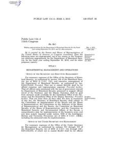 PUBLIC LAW 114–4—MAR. 4, STAT. 39 Public Law 114–4 114th Congress