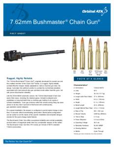 7.62mm Bushmaster ® Chain Gun® FACT SHEET M80 Ball