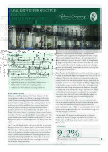 REAL ESTATE PERSPECTIVE MAY 2016 Inside this issue: •	Fiscal and political headwinds cool the prime central London market while outer London boroughs and