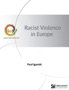 Paul Iganski  1 About the author Paul Iganski, PhD., is a Senior Lecturer in Social Justice at Lancaster University, UK. He