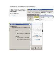 Outlook 2000  To Add a New Account Profile: · ·