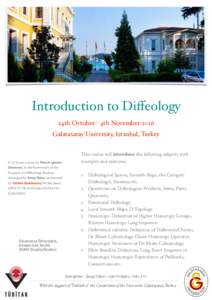Introduction to Diﬀeology
