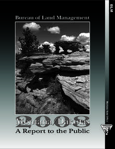 BLM  Bureau of Land Management A Report to the Public