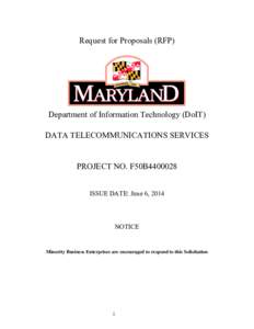Data Communication Services Project No. F50B4400028