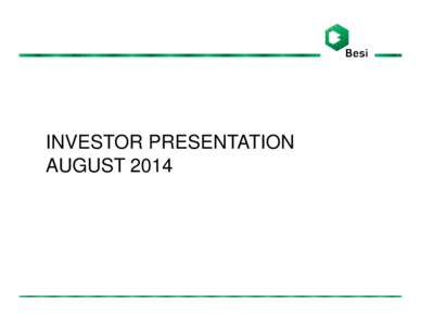 Investor Presentation Q2-2014