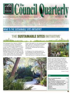 Council Quarterly The Quarterly Newsletter of the Florida Urban Forestry Council			  2010 Issue Four