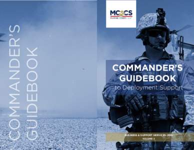 COMMANDER’S GUIDEBOOK COMMANDER’S GUIDEBOOK to Deployment Support