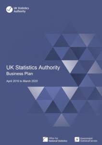so  UK Statistics Authority Business Planto
