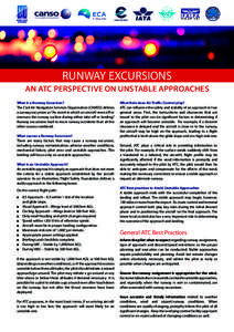 civil air navigation services organisation  EUROCONTROL RUNWAY EXCURSIONS AN ATC PERSPECTIVE ON UNSTABLE APPROACHES