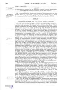 964  PUBLIC LAW[removed]OCT. 20, 1972 Public Law[removed]October 20, 1972