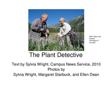Microsoft PowerPoint - The Plant Detective.ppt