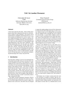 YAF: Yet Another Flowmeter