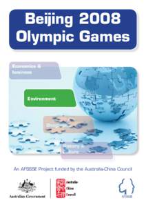 Beijing 2008 Olympic Games Economics & Environment