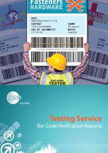Testing Service  Bar Code Verification Reports Bar Code