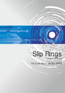 Slip Rings catalog & maintenance Through Bore Series (KYH)  Current/