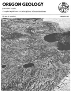 Ore Bin / Oregon Geology magazine / journal